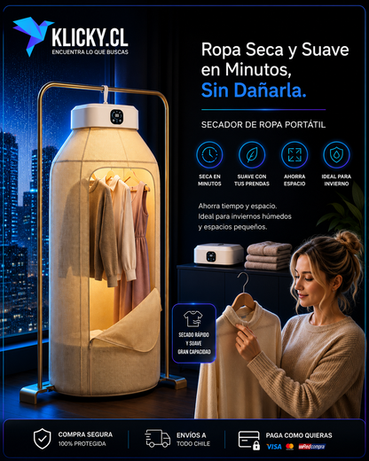 SECADORA DE ROPA PORTÁTIL